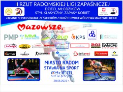 KOMUNIKAT II RZUTU RADOMSKIEJ LIGI ZAPAŚNICZEJ